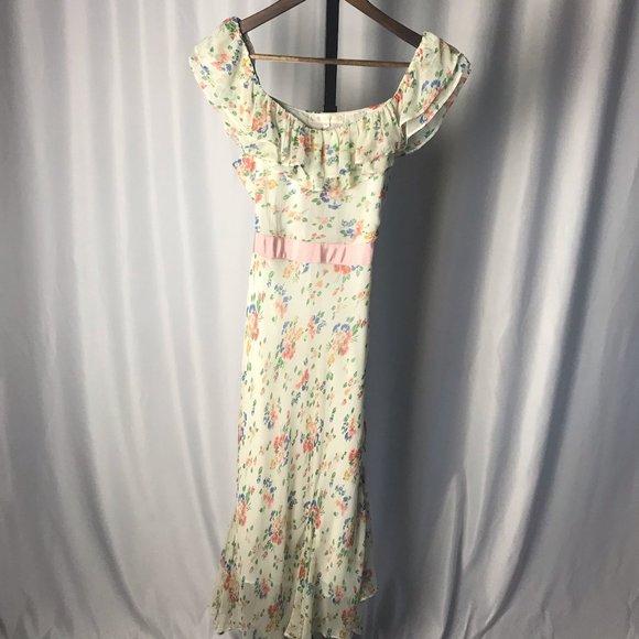 LoveShackFancy Faith Midi Dress in Floral Confetti - Picture 11 of 16